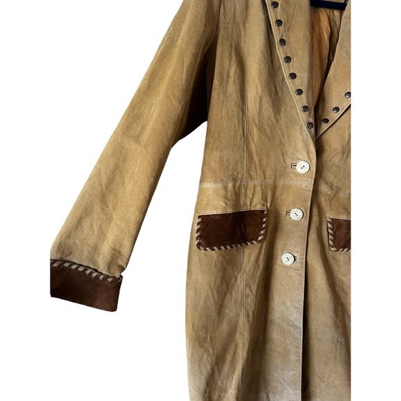 90s Western Suede Jacket - Picture 3 of 5